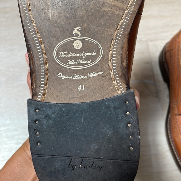 Hudson London Men’s Dress Shoe. Size 41/Size 10 - Picture 4 of 6